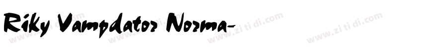 Riky Vampdator Norma字体转换